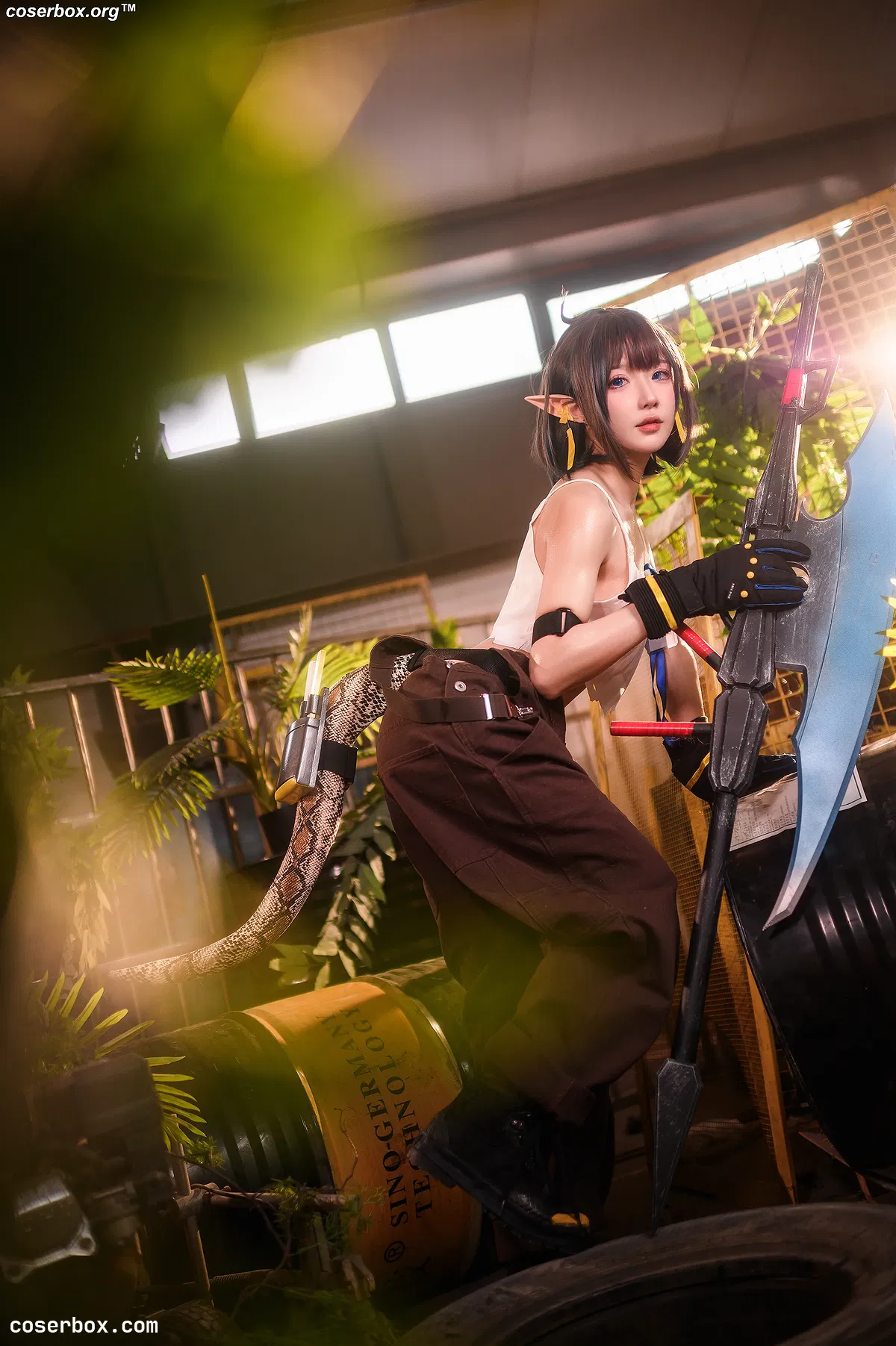 阿包也是兔娘 NO.051 明日方舟 森蚺 - 2