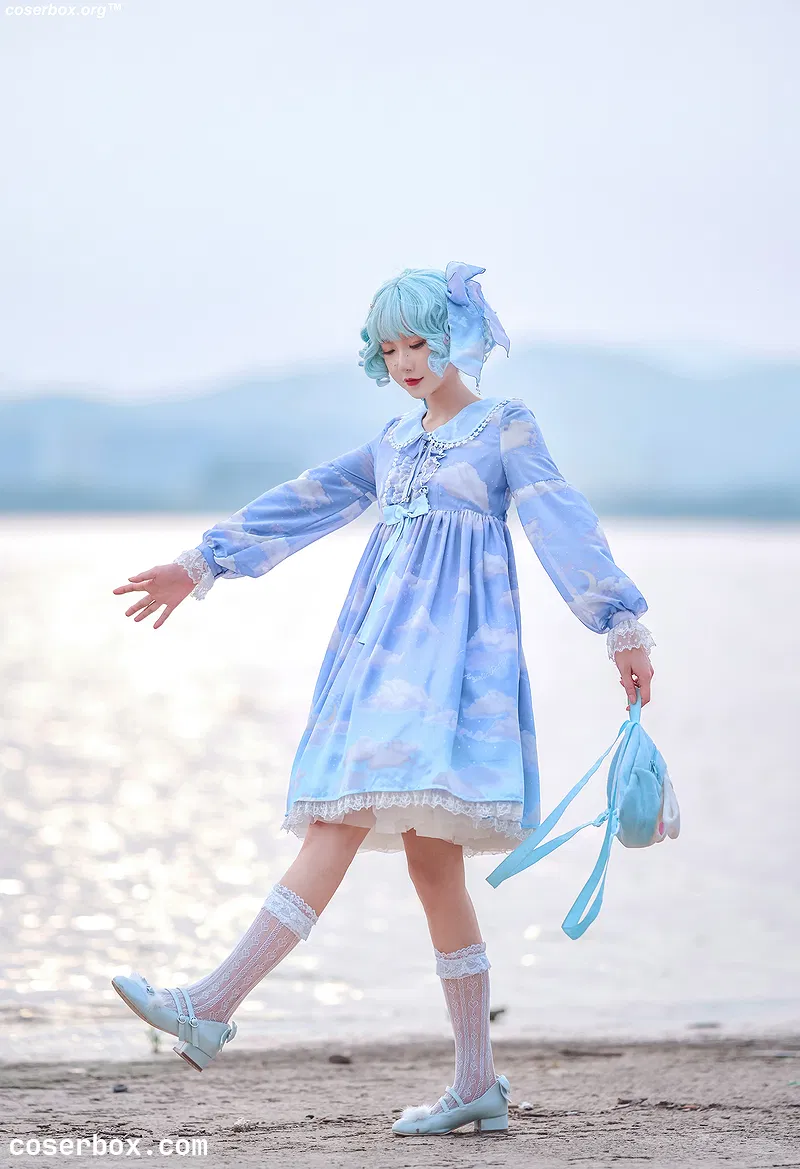 阿包也是兔娘 NO.011 lolita蓝裙