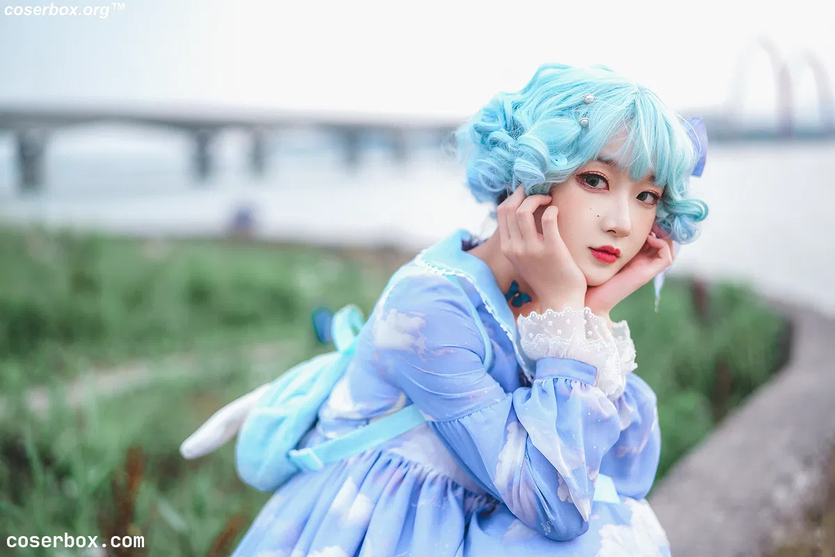 阿包也是兔娘 NO.011 lolita蓝裙 - 2