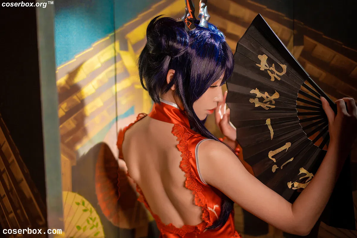 爱老师 NO.033 明日方舟 岁红霞 陈cos - 1