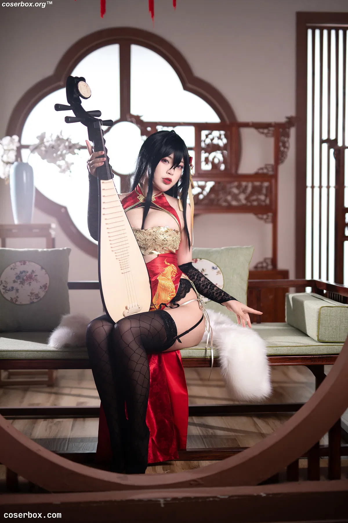 白烨 NO.003 大凤旗袍新年限定 - 2