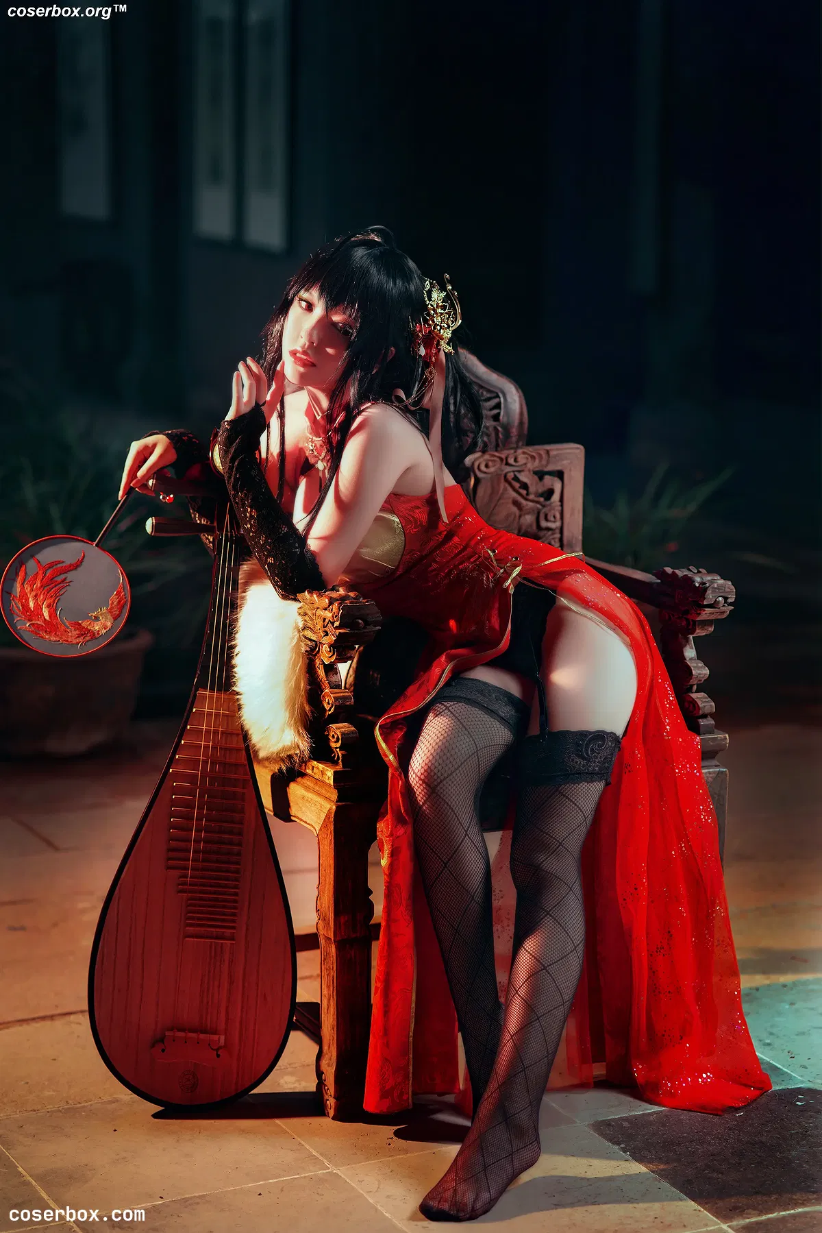 半半子 NO.044 大凤旗袍 - 1