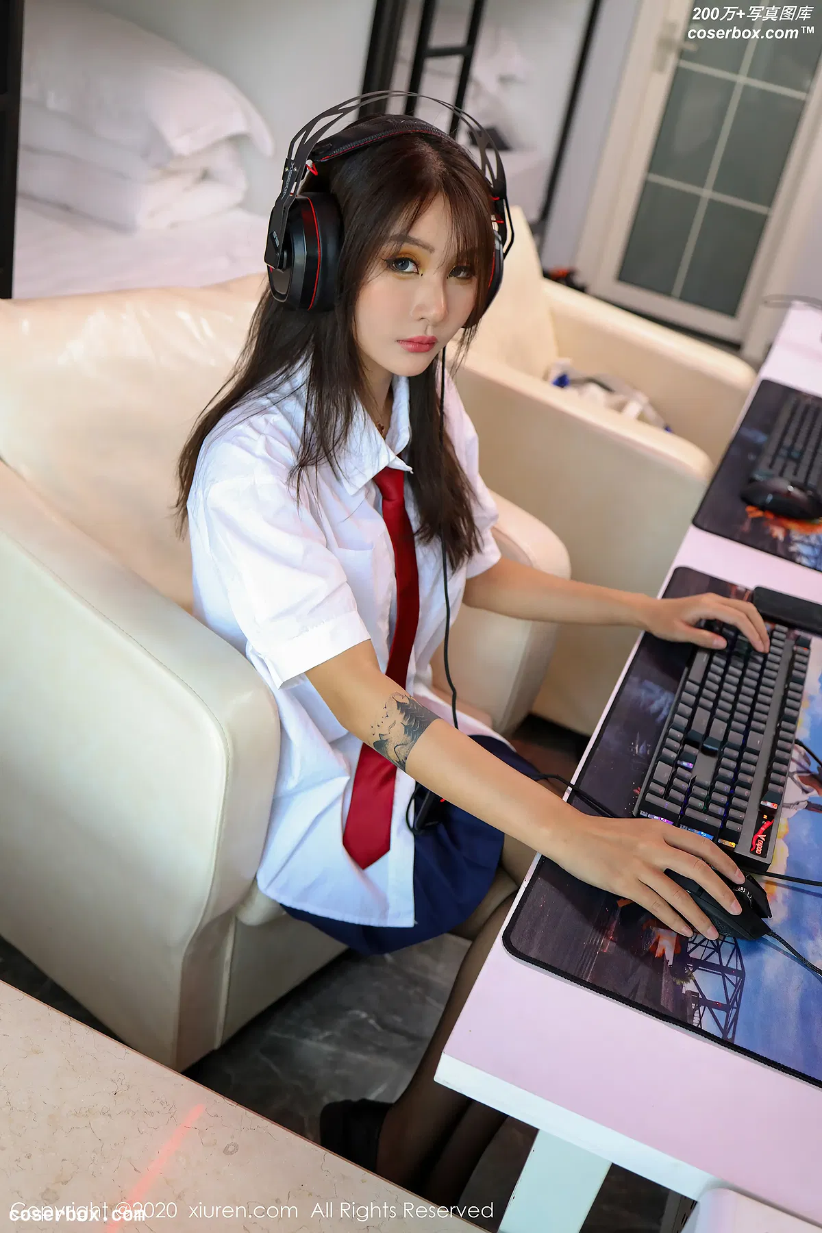 [Xiuren秀人网]2020.08.19 NO.2461 Emily顾奈奈[90+1P／0.97G] - 1