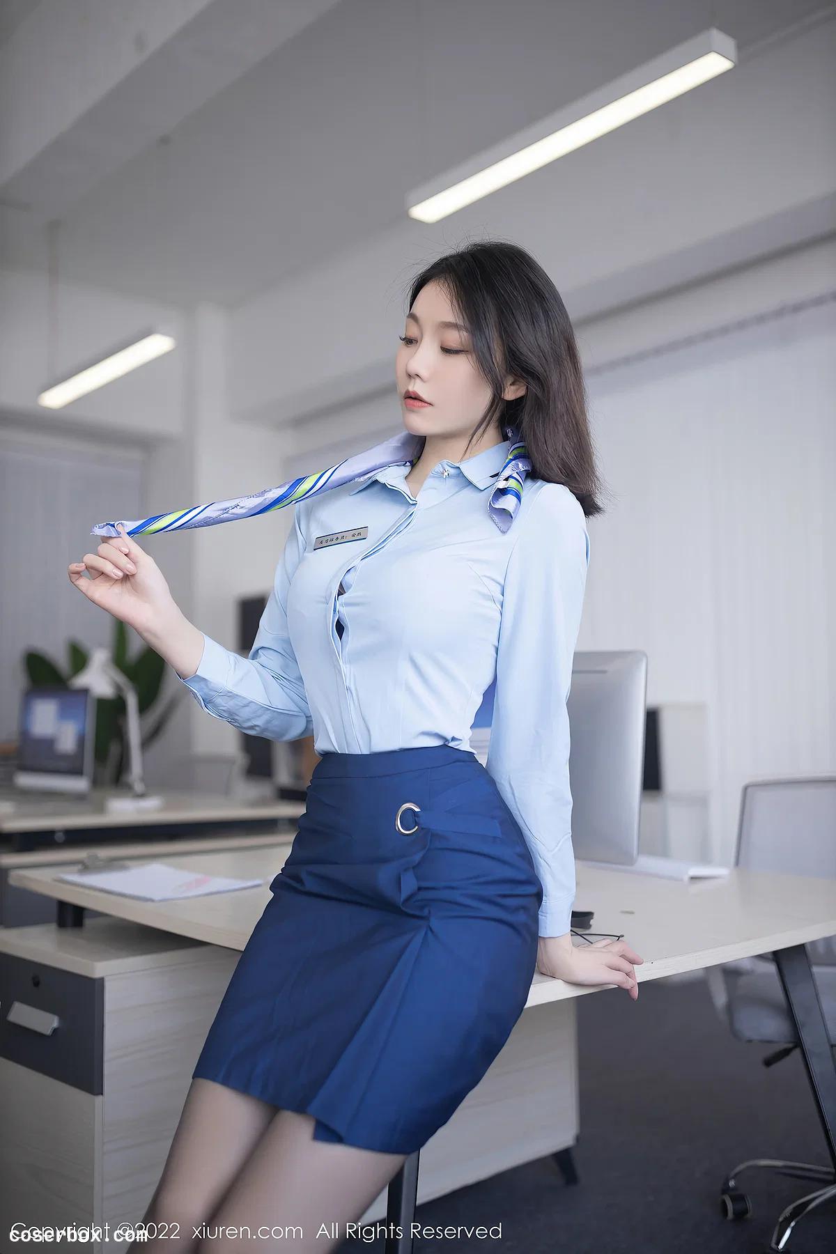 [XiuRen秀人网] 2022.05.17 No.5021 安然anran 黑丝美腿[78P724MB] - 1