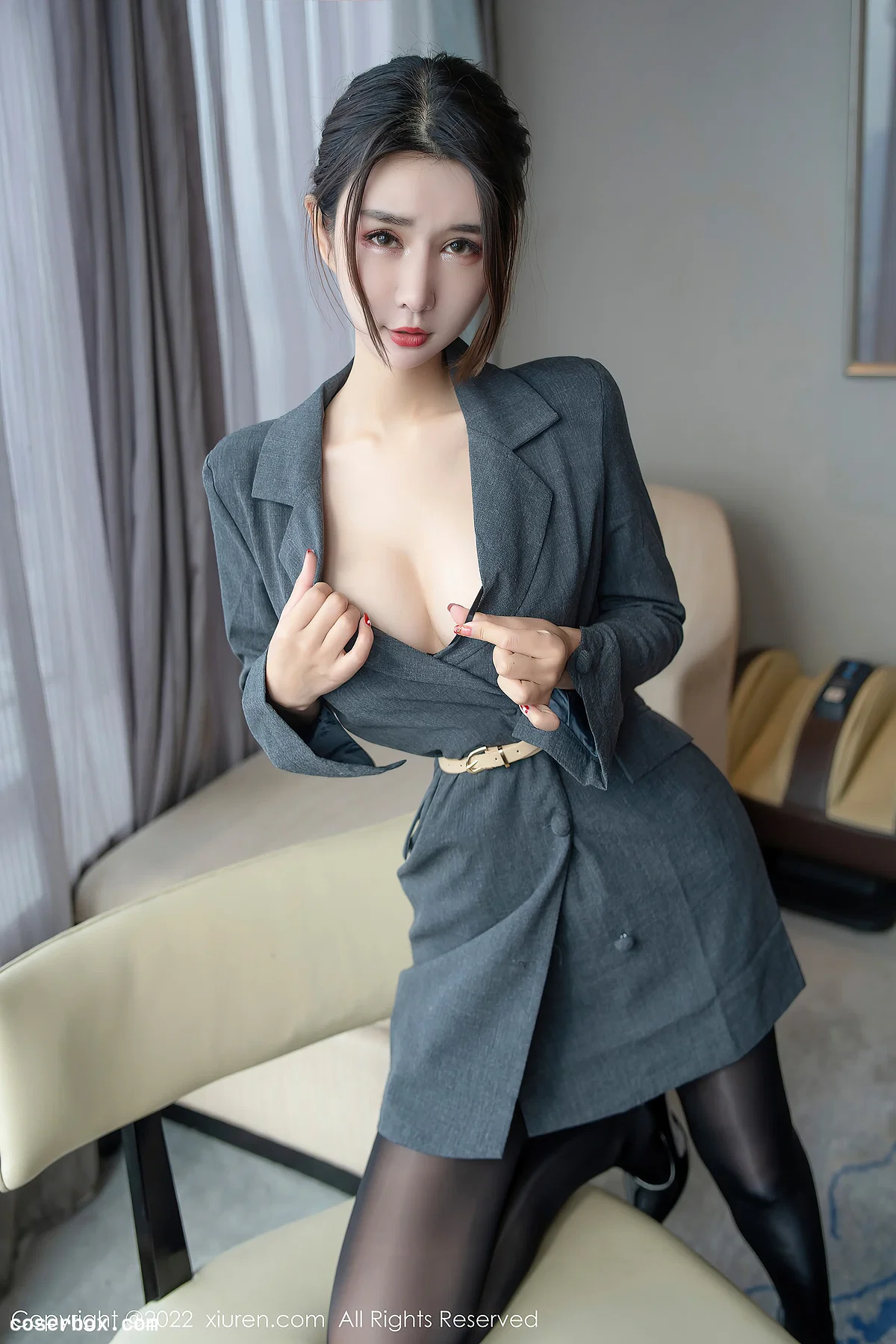 [XiuRen秀人网] 2022.07.26 No.5332 夏沫沫tifa 美腿黑丝[67P657MB] - 1
