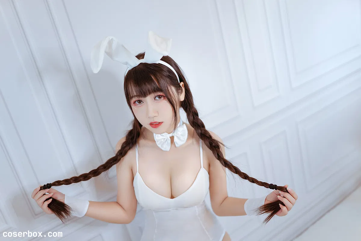 不呆猫 NO.2 白色兔女郎 - 2