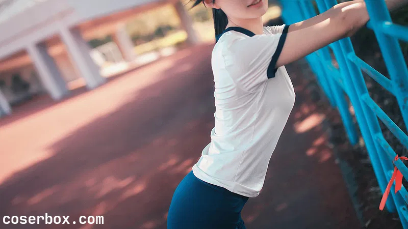 沧霁桔梗 NO.006 黑丝体操服