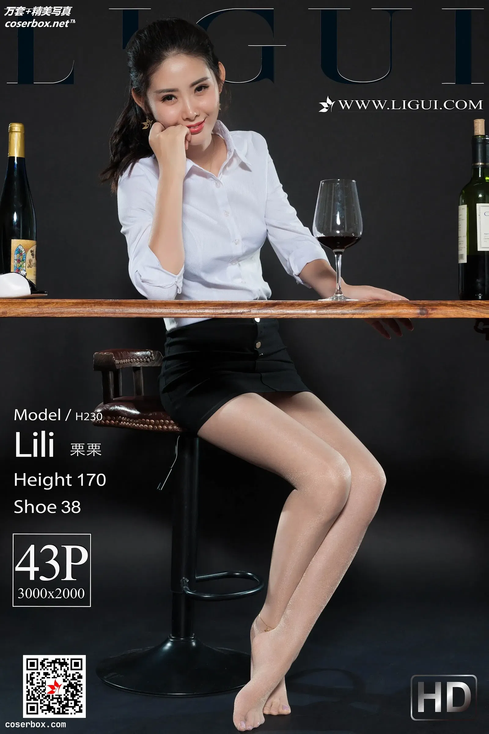 [Ligui丽柜] 2018.12.19 NO.301 Model 栗栗 [44P39.3M]