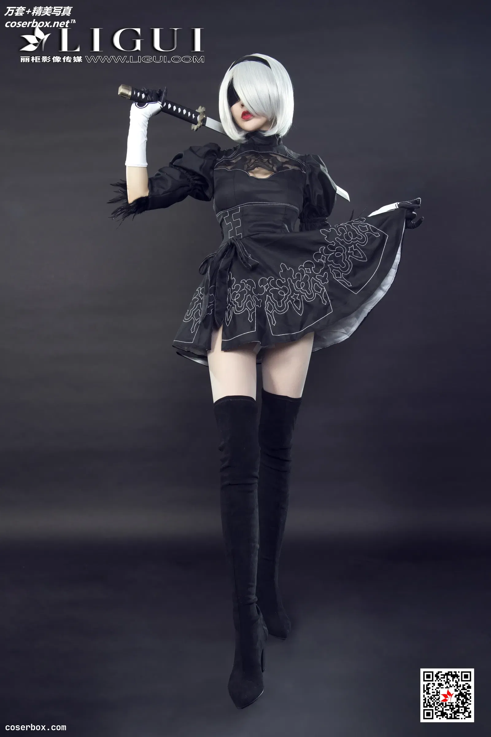 [Ligui丽柜] 2021.06.30 NO.879 Model《欲望尼尔》凉儿 [58P-55MB]