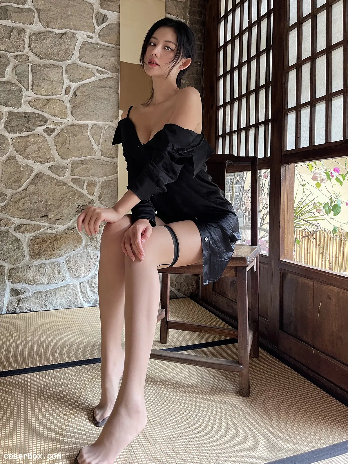 就是阿朱啊 NO.07 5月微密圈 (紫色纱裙+美人鱼) - 1