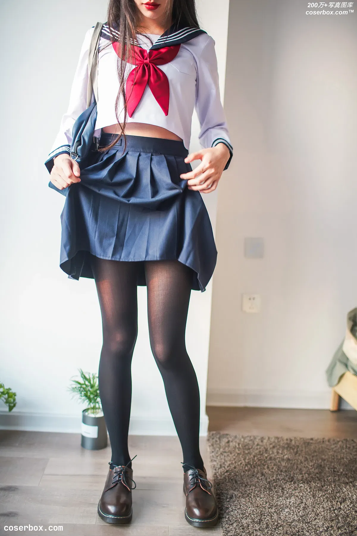 风之领域 VOL.088 牛奶JK连裤袜 [35P-242MB] - 1