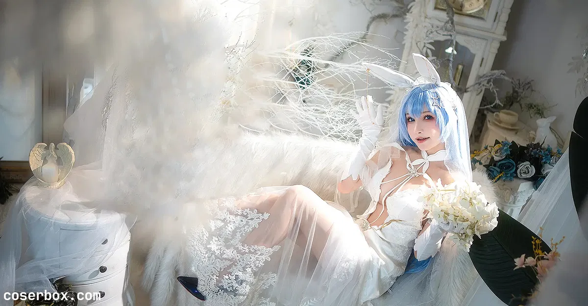 超级小禾儿 NO.005 花园「誓约婚纱」 - 1