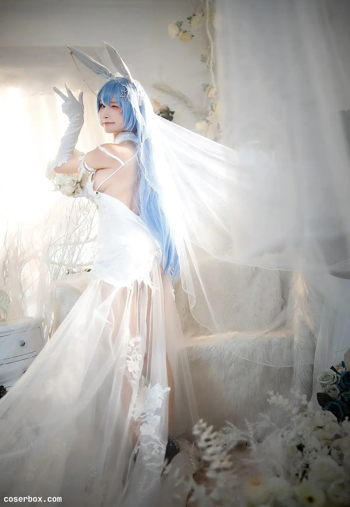 超级小禾儿 NO.005 花园「誓约婚纱」 - 2