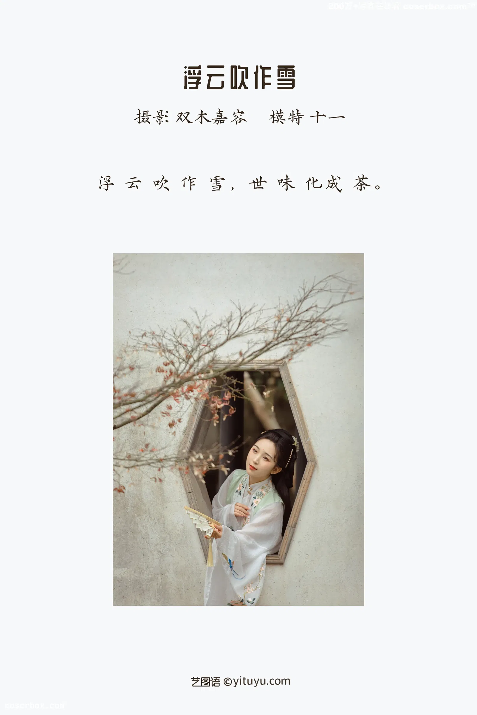 [YITUYU艺图语] 2022.03.21 NO.902 浮云吹作雪 有虎牙的腹黑酱 [43P-259MB]