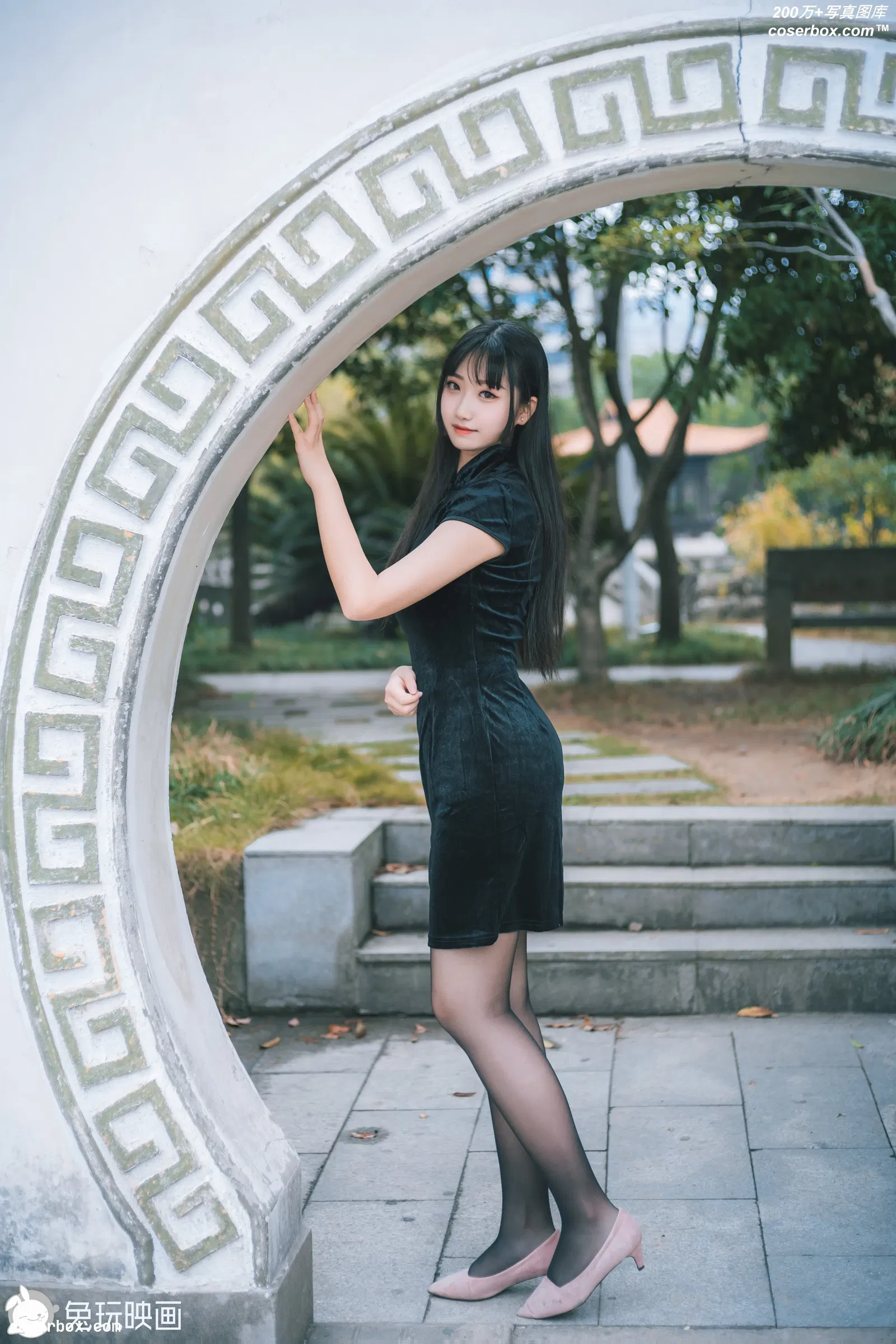 C45.006 黑色旗袍游园会 [40P-421MB]