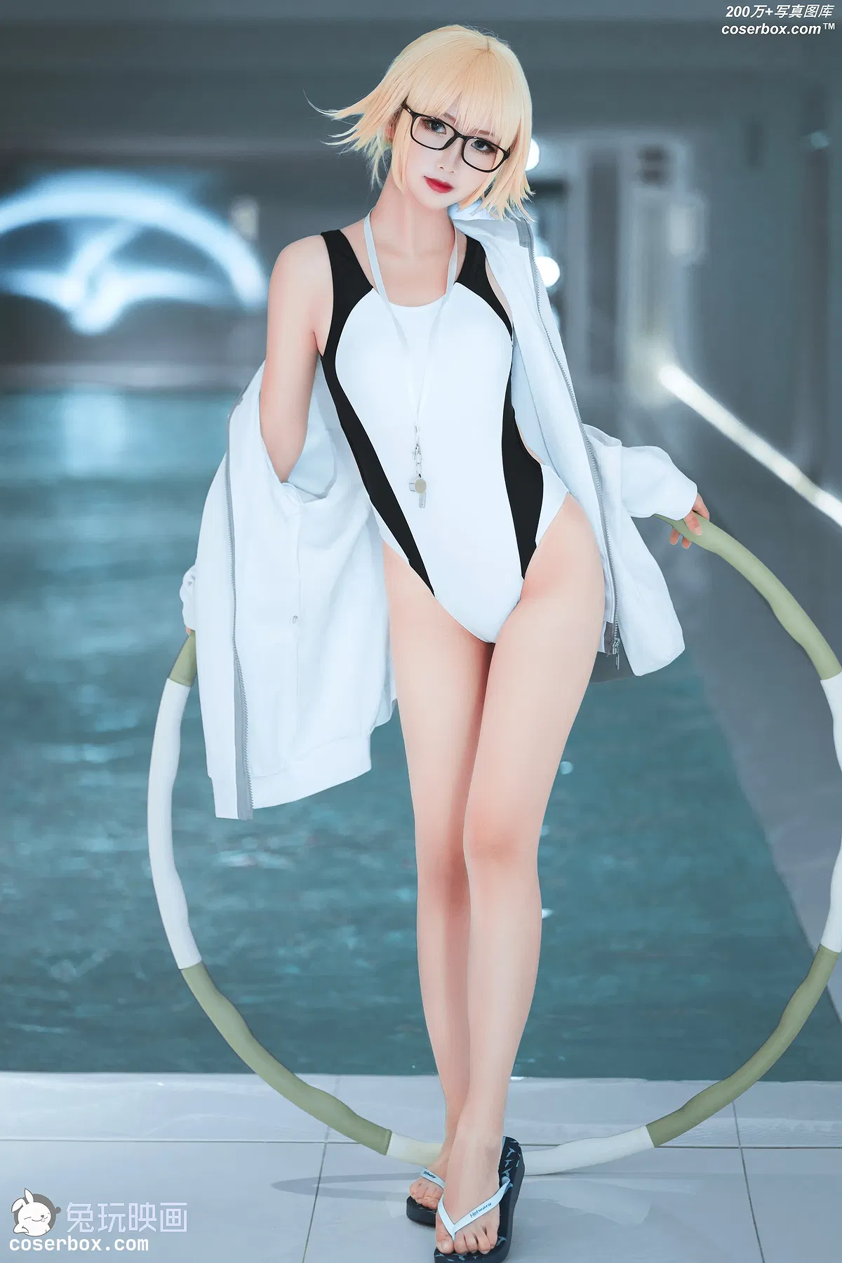 兔玩映画 夏日泳装 Vol.026 凛与贞德 [37P-672MB] - 1