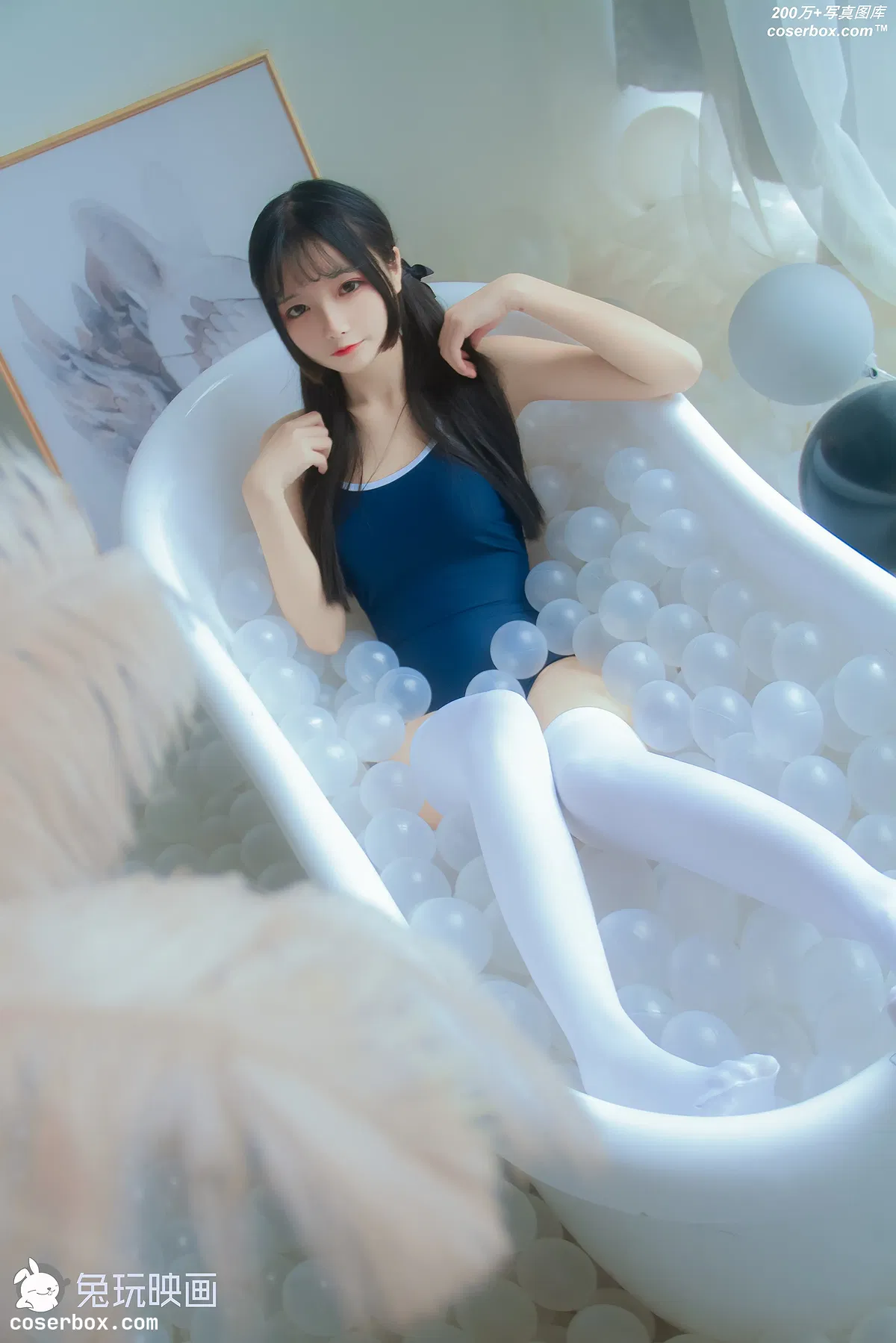 兔玩映画 夏日泳装 Vol.027 泡泡球 [40P-371MB] - 1