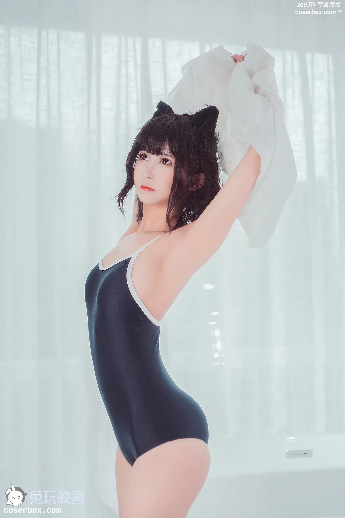 兔玩映画 夏日泳装 Vol.025 白丝喵 [42P-459MB] - 2