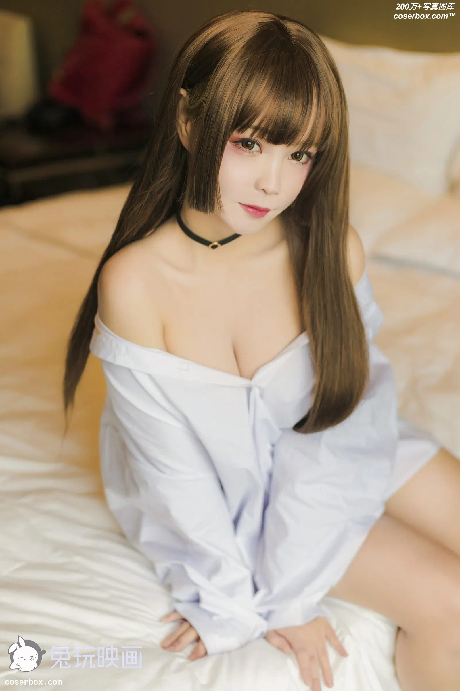 兔玩映画 VOL.019 白色衬衫 [40P-356MB]