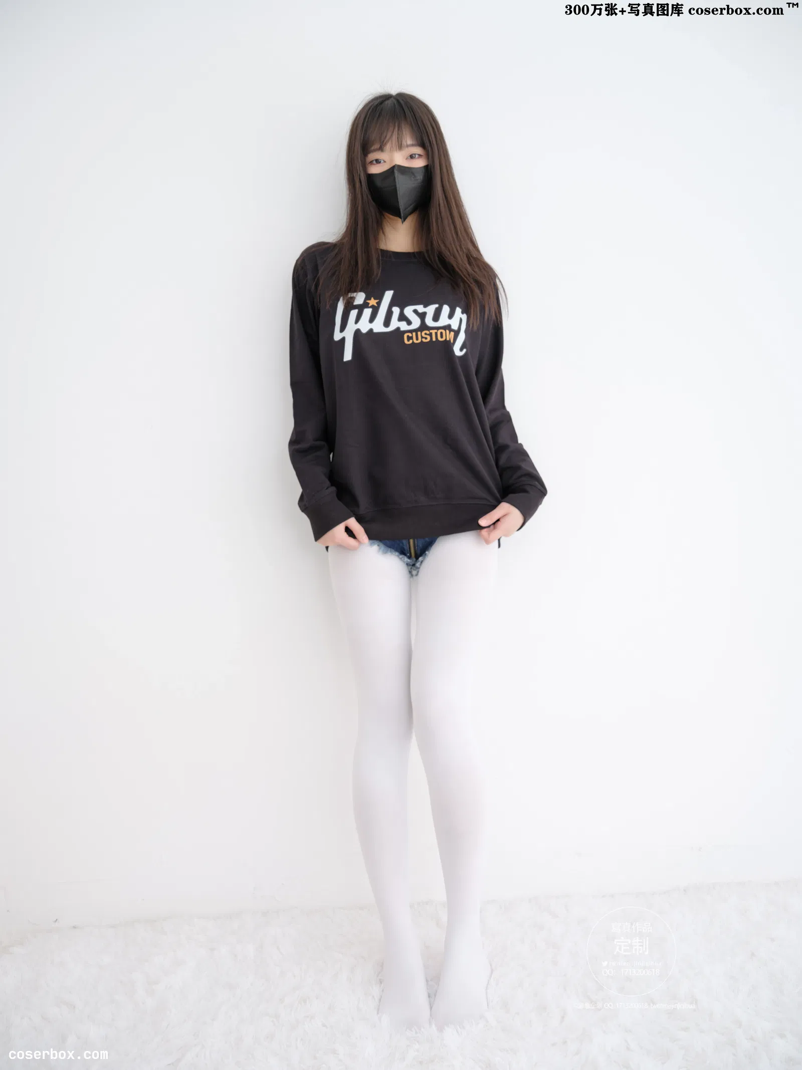 紧急企划 EX-001 见希w 白丝牛仔短裤 [79P1V-2.79GB]