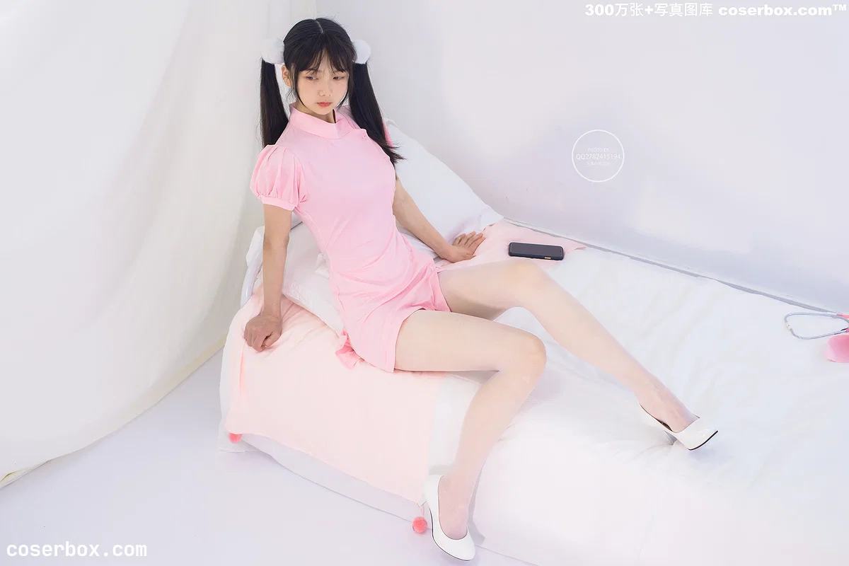 森萝财团 - 有料41 粉色睡衣 双马尾白丝 8D [62P-583MB] - 1