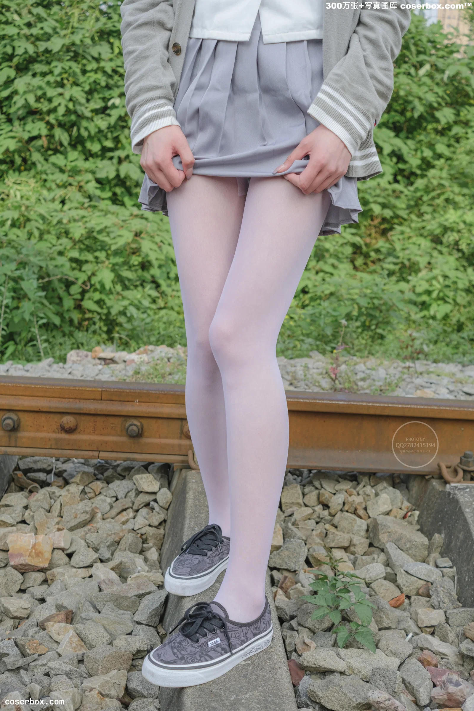 森萝财团 - 有料38 白丝 13D 铁路户外 [60P-757MB]