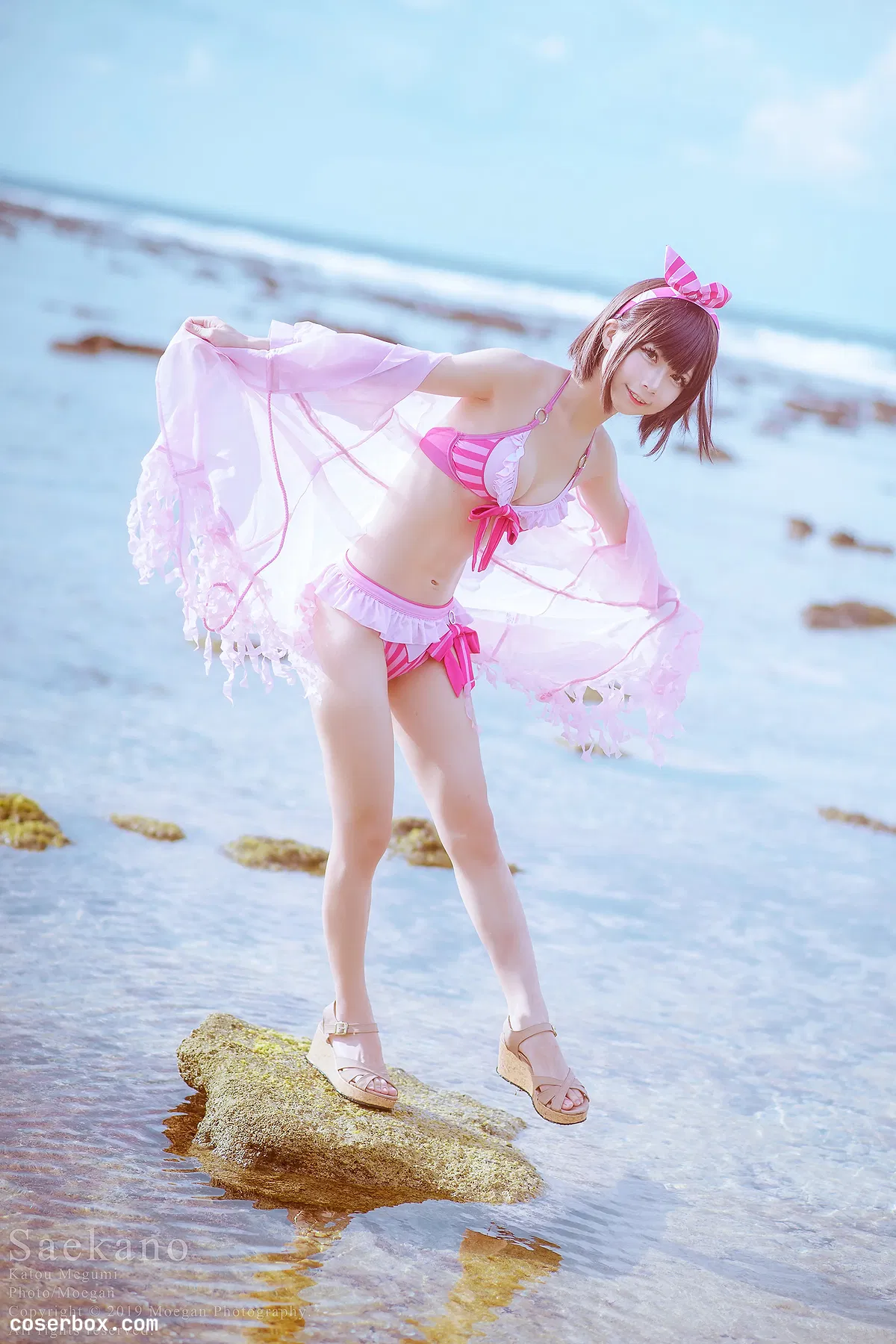 沖田凜花Rinka NO.018 加藤恵 水着ver. (冴えない彼女の育てかた) - 2