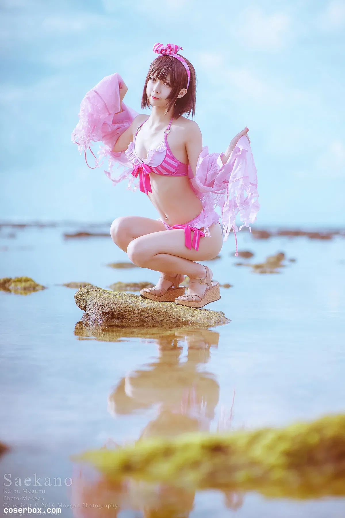 沖田凜花Rinka NO.018 加藤恵 水着ver. (冴えない彼女の育てかた) - 1