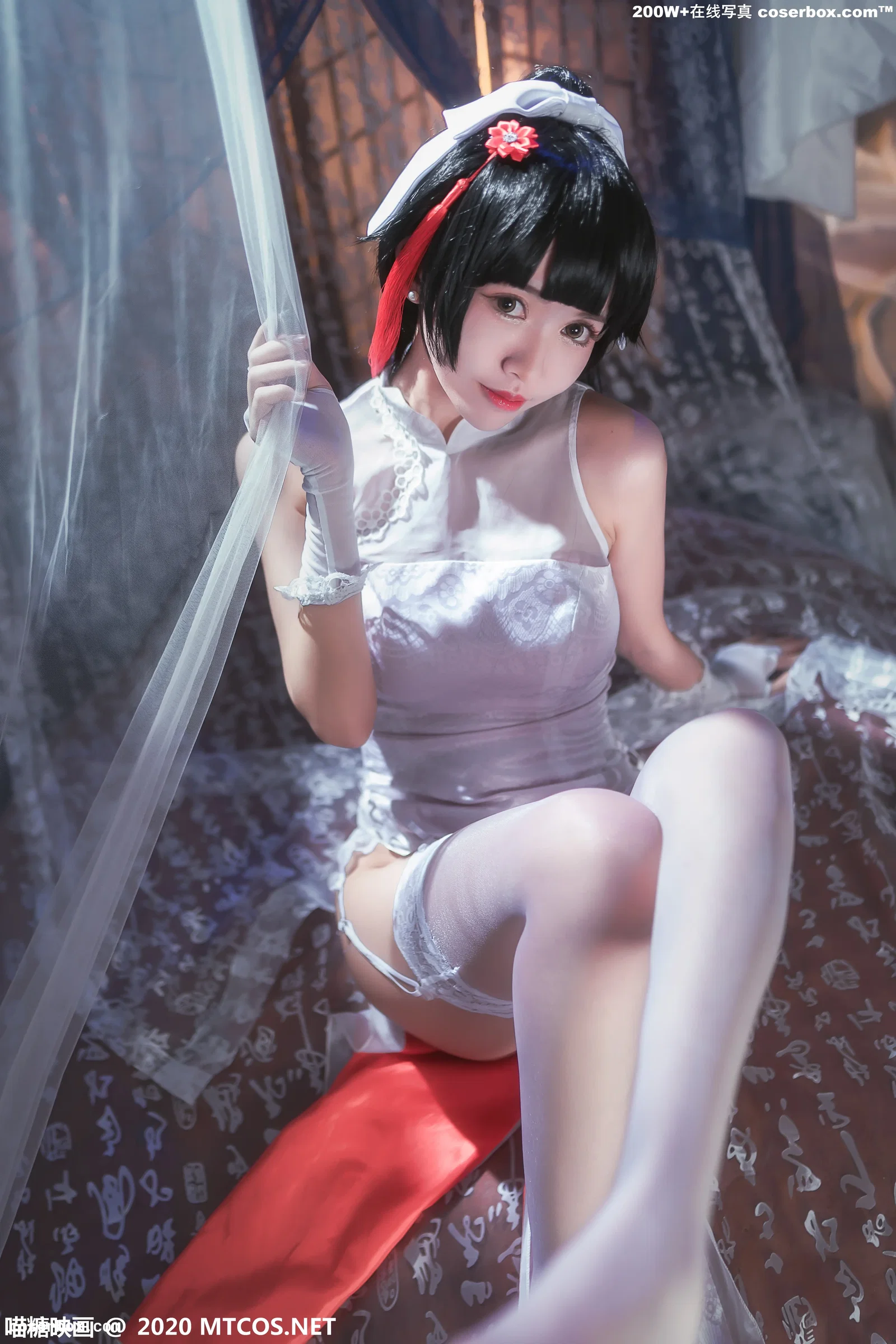 喵糖映画 HML.015 高雄银红旗袍