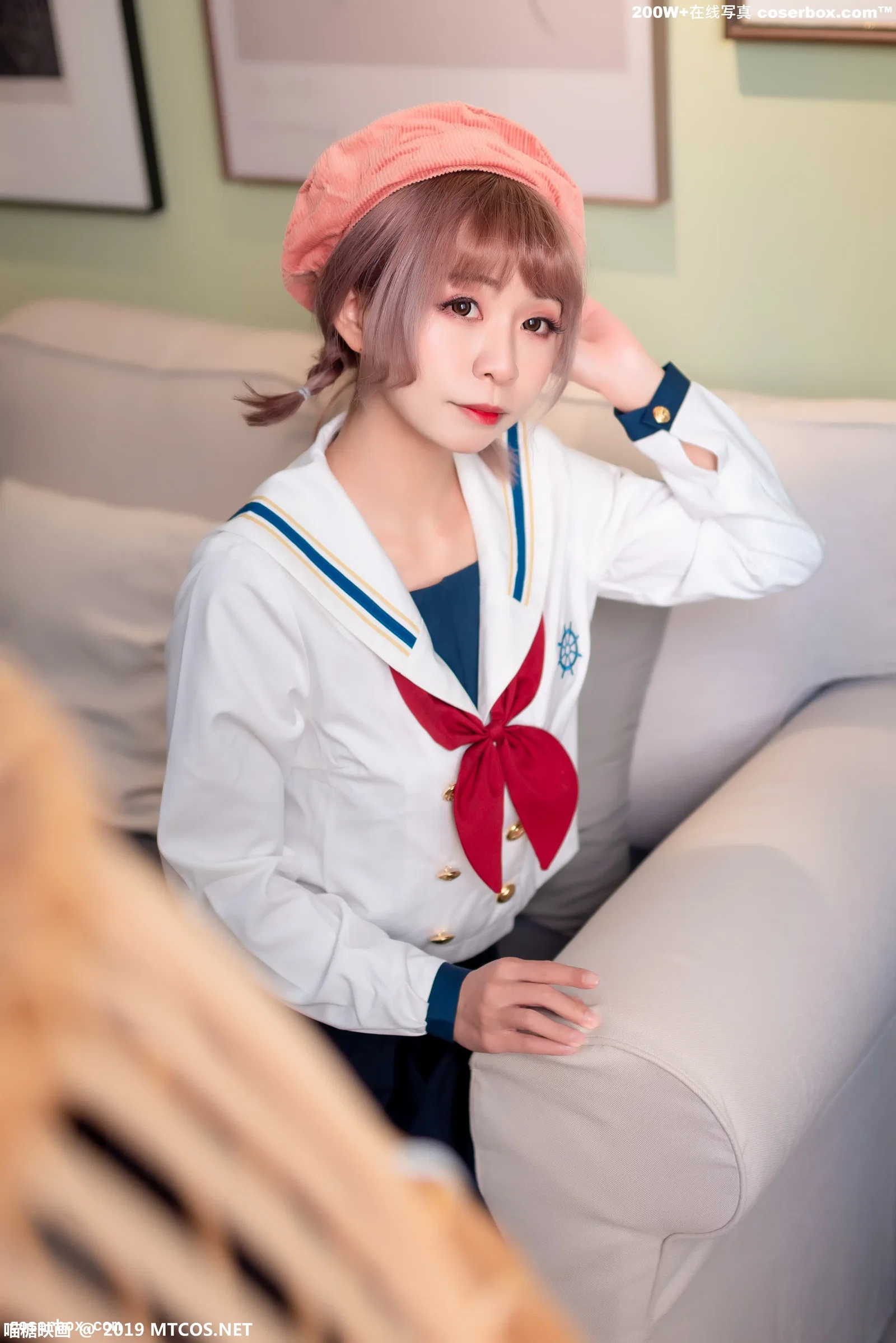 喵糖映画 SPL.011 绿民俗JK [40P]