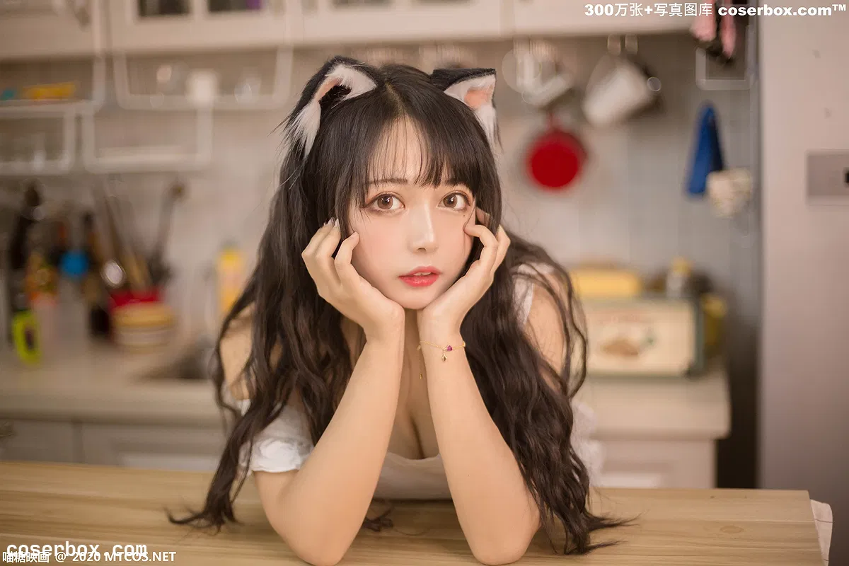 喵糖映画 VOL.296 厨房猫娘[20P／158MB] - 2