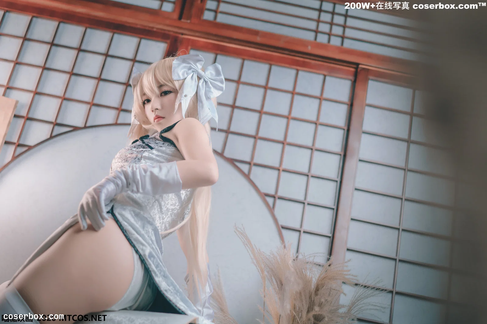 喵糖映画 HML.009 银丝旗袍