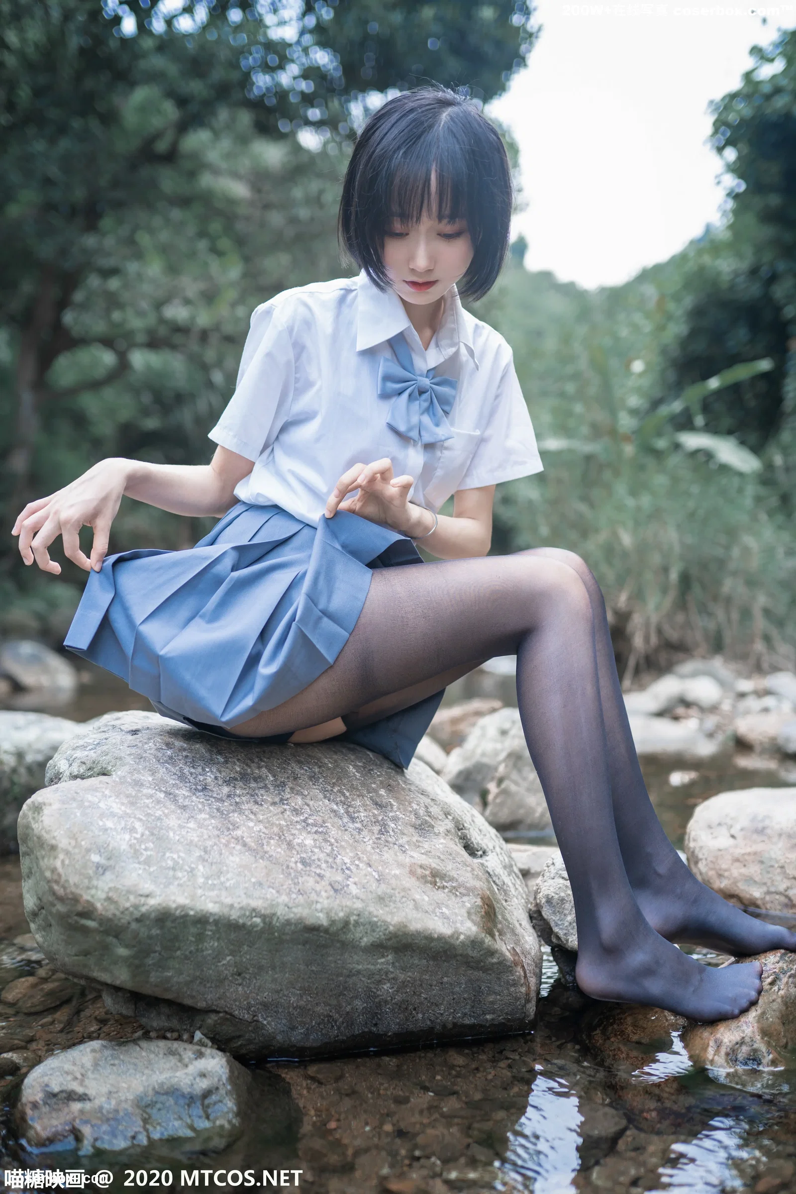 喵糖映画 JKL.016 溪边JK制服