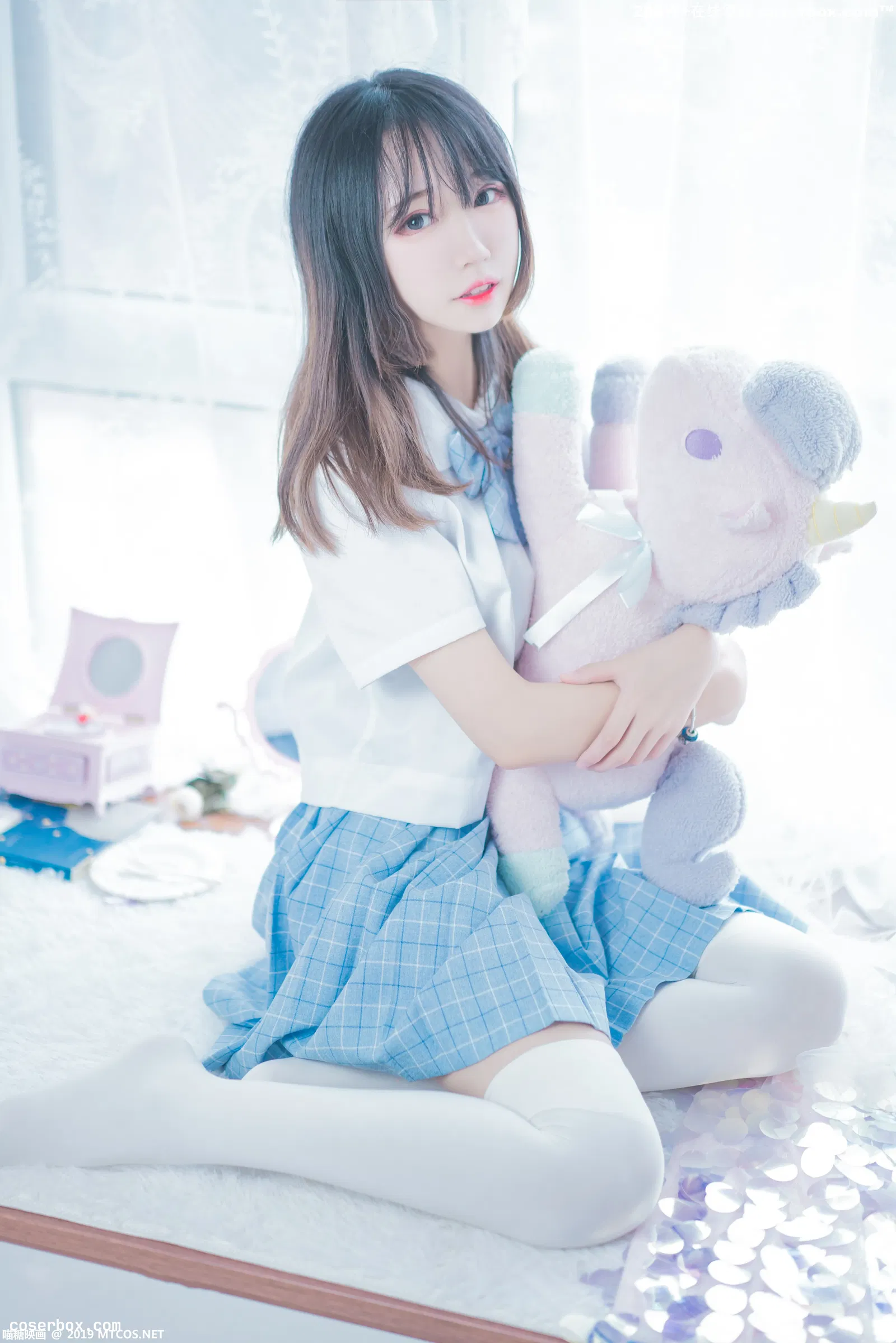 喵糖映画 VOL.019 蓝白梦幻少女