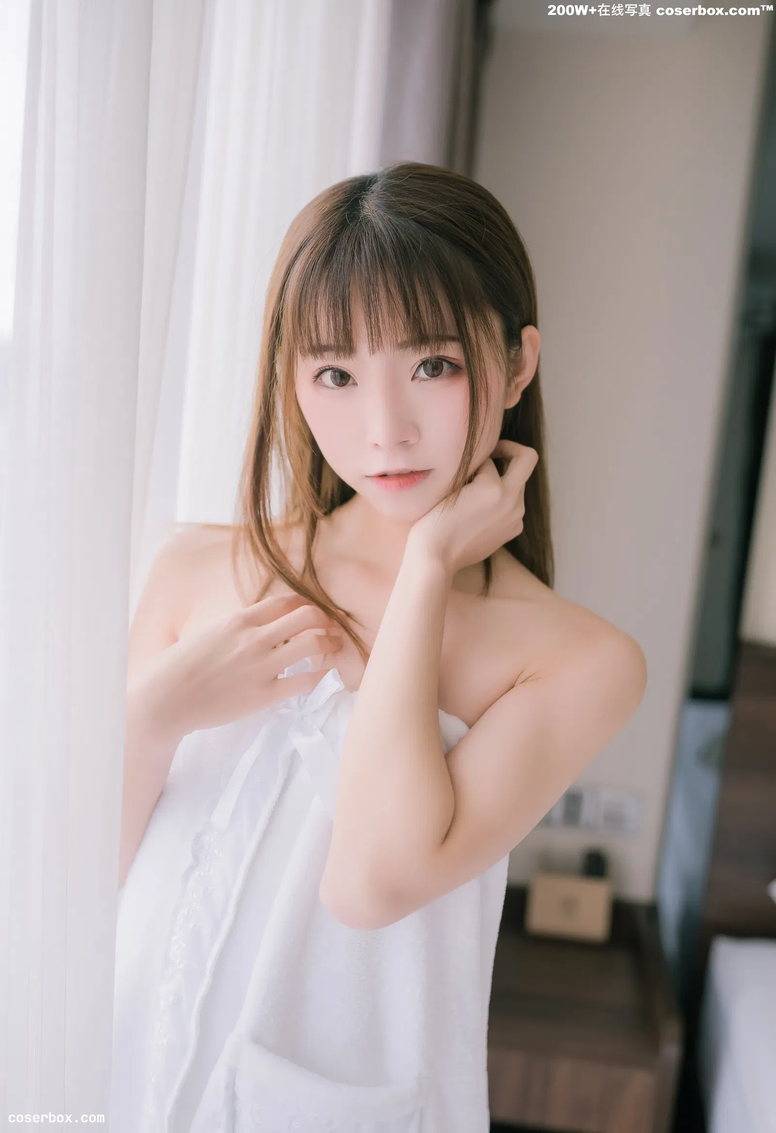 喵糖映画 VOL.158 纯白浴巾