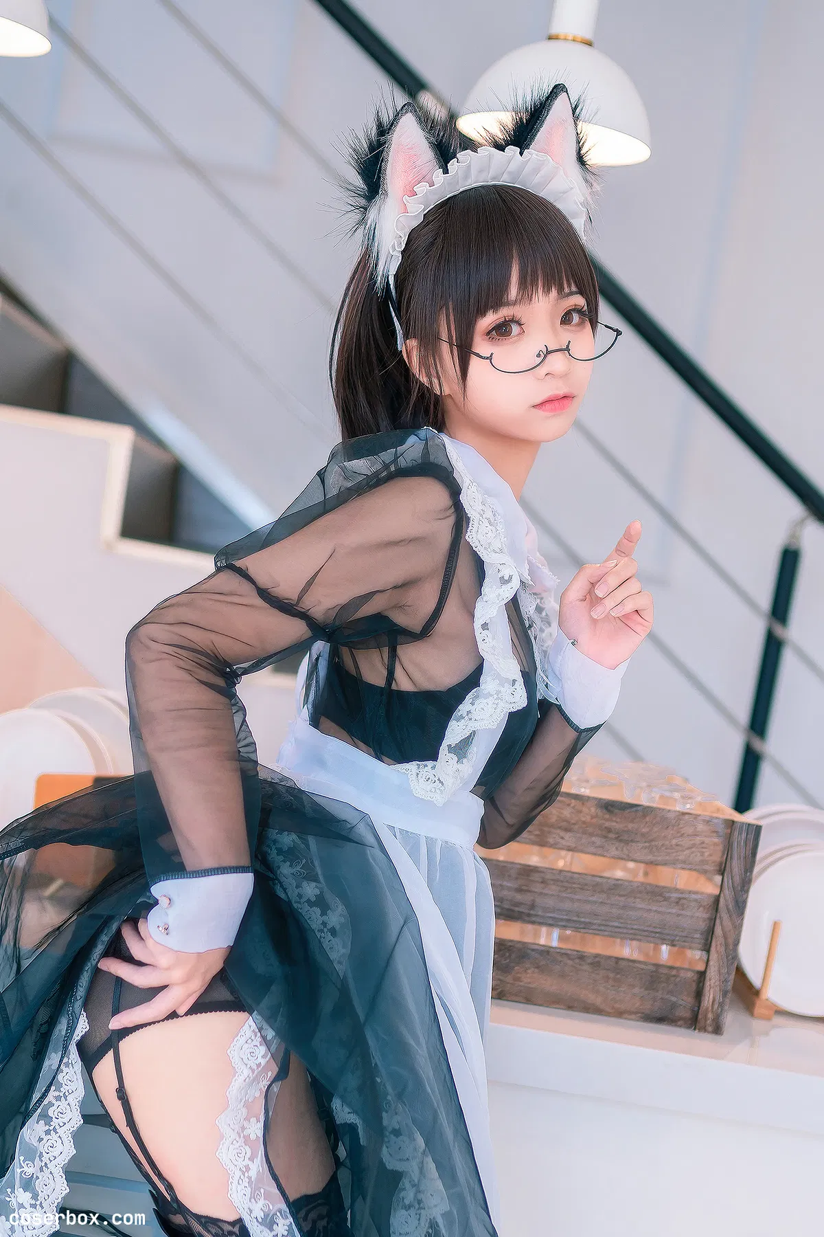 蠢沫沫 NO.030 女仆萝莉 - 1