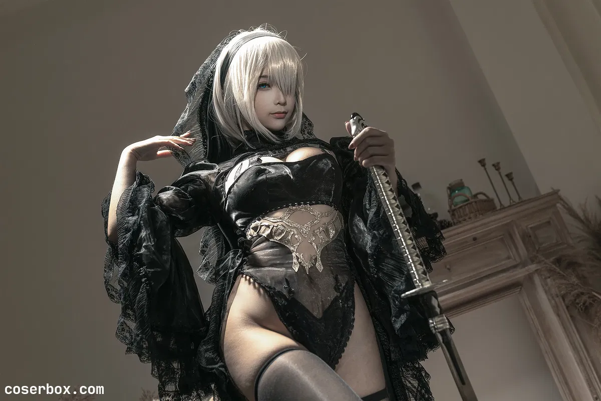 蠢沫沫 NO.100 尼尔纪元 黑花嫁 - 2