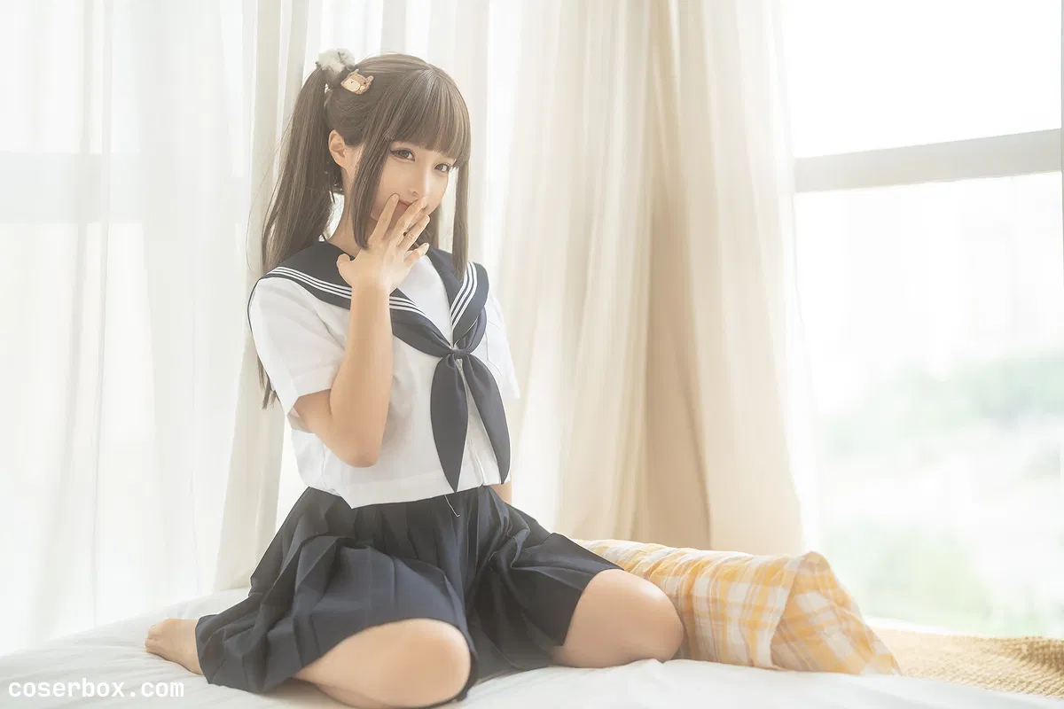 蠢沫沫 NO.181 被窝JK - 1