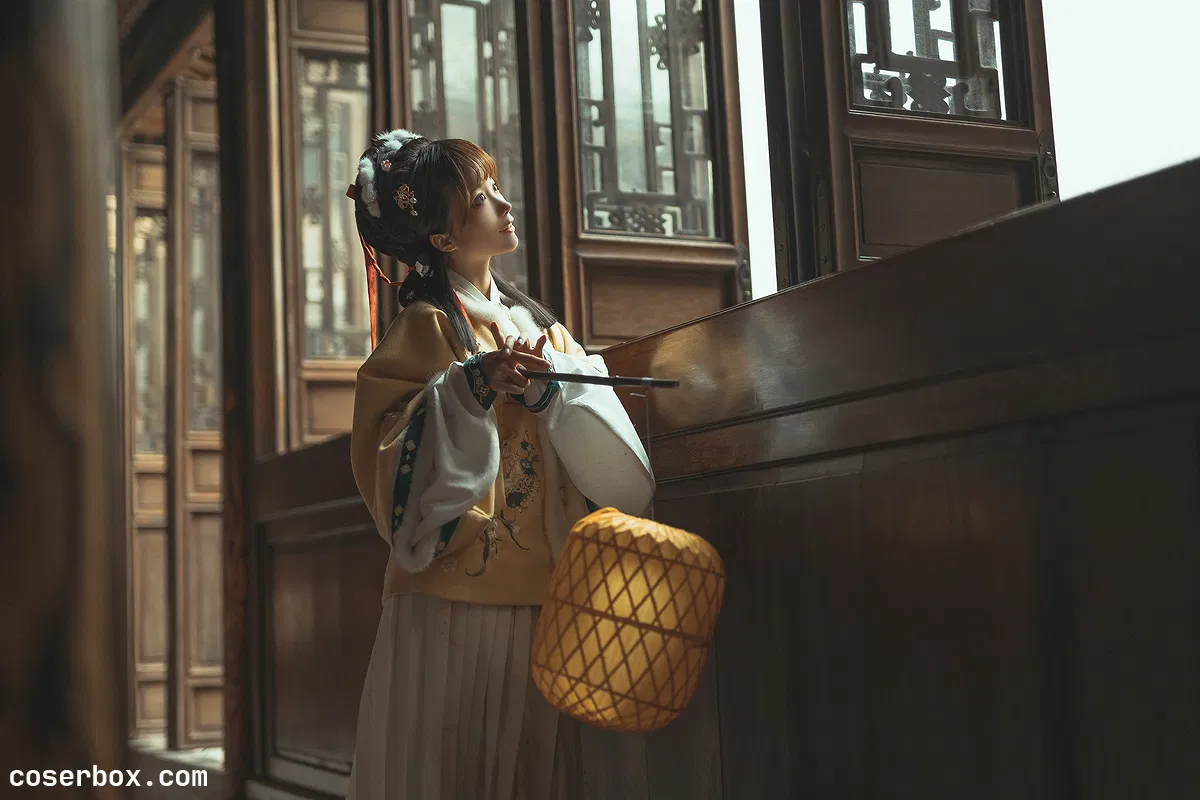 蠢沫沫 NO.146 黄汉服 - 1