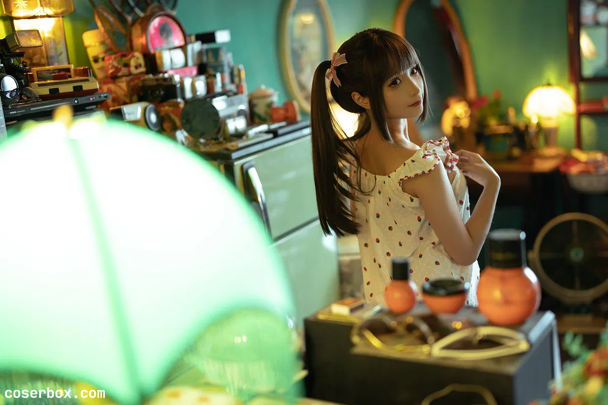 蠢沫沫 NO.184 红格子 - 2