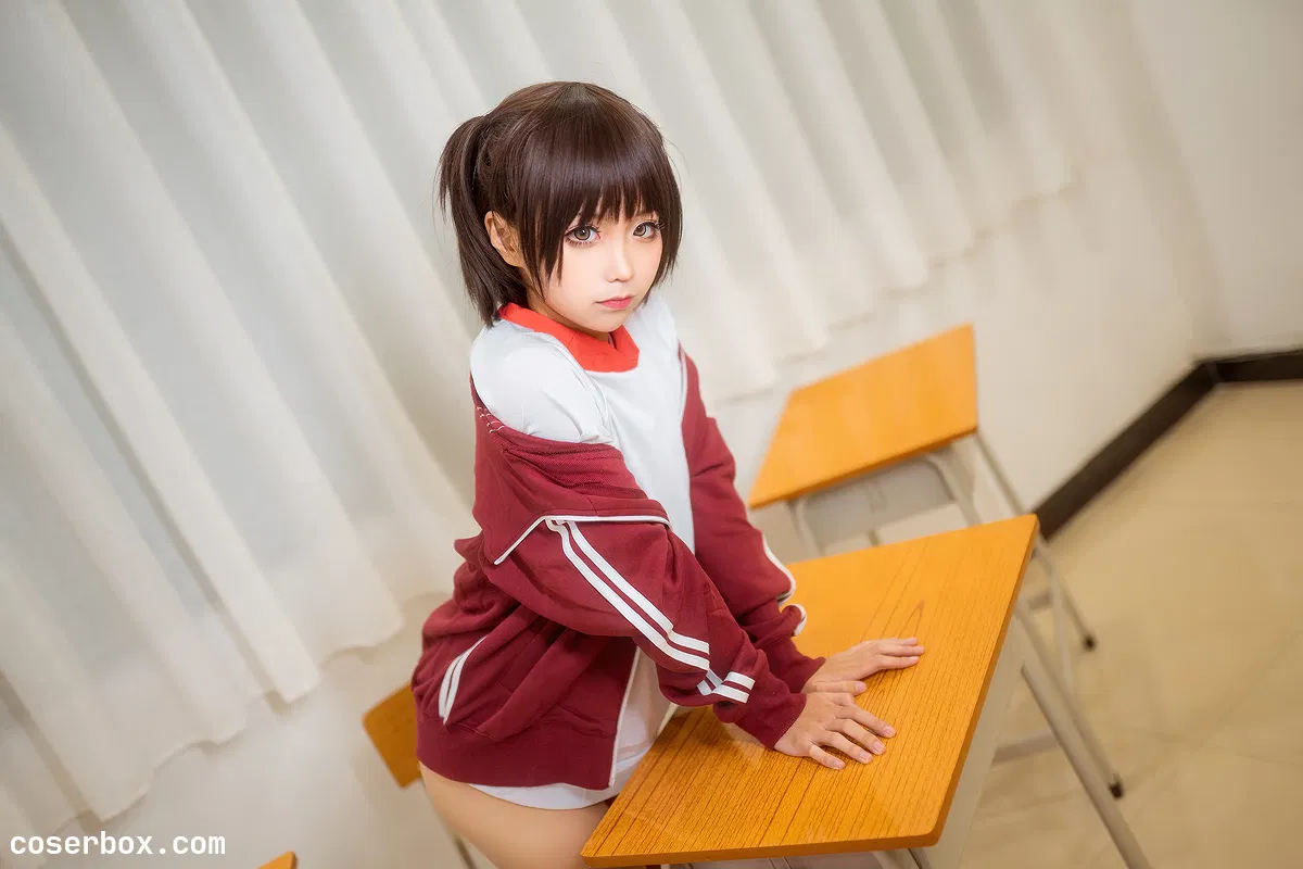 蠢沫沫 NO.033 体操服红 - 1