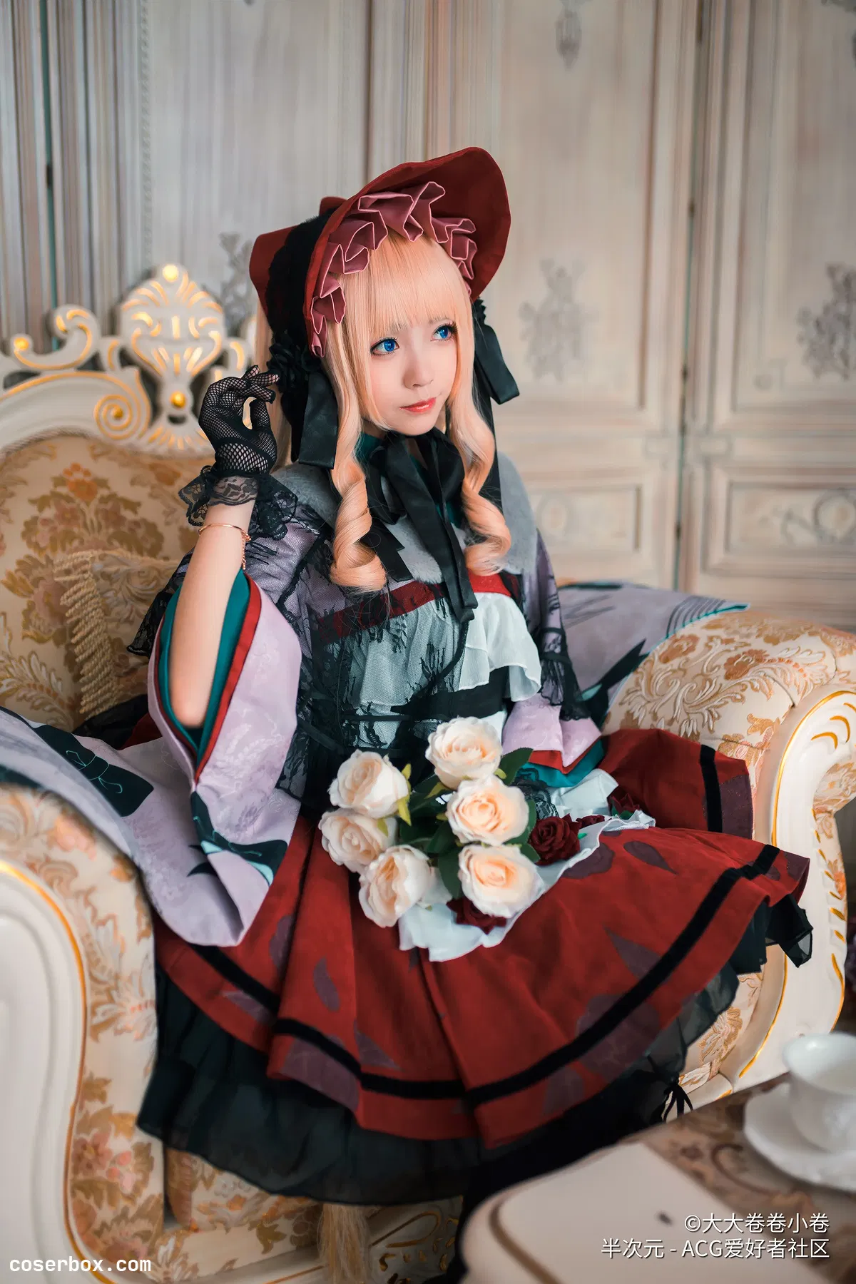 大大卷卷小卷 NO.006 蔷薇少女 十周年真红cos - 1