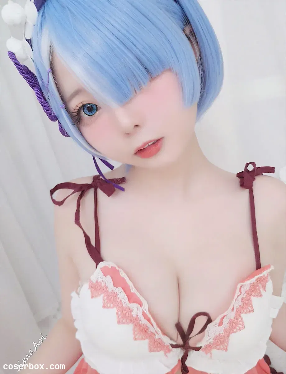 嶋葵 NO.3 蕾姆睡衣 - 2