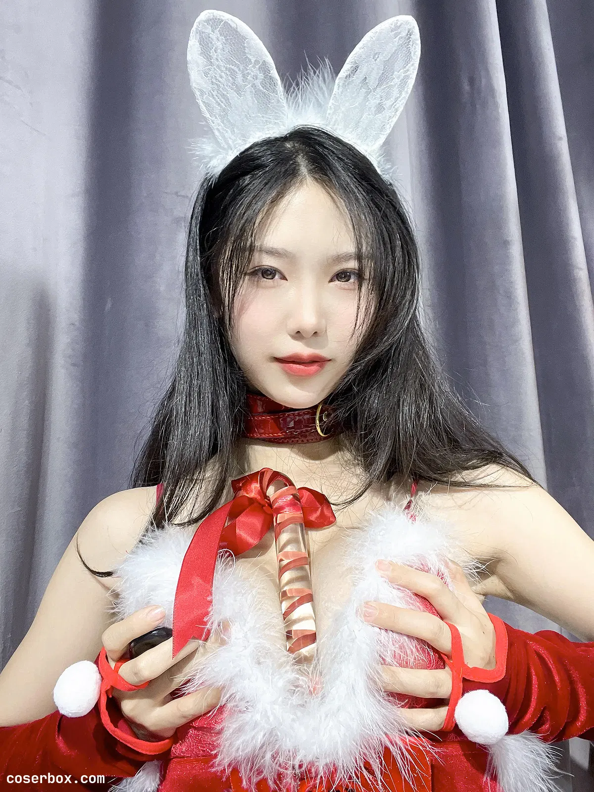 抖娘-利世 NO.062  圣诞微密圈 - 1