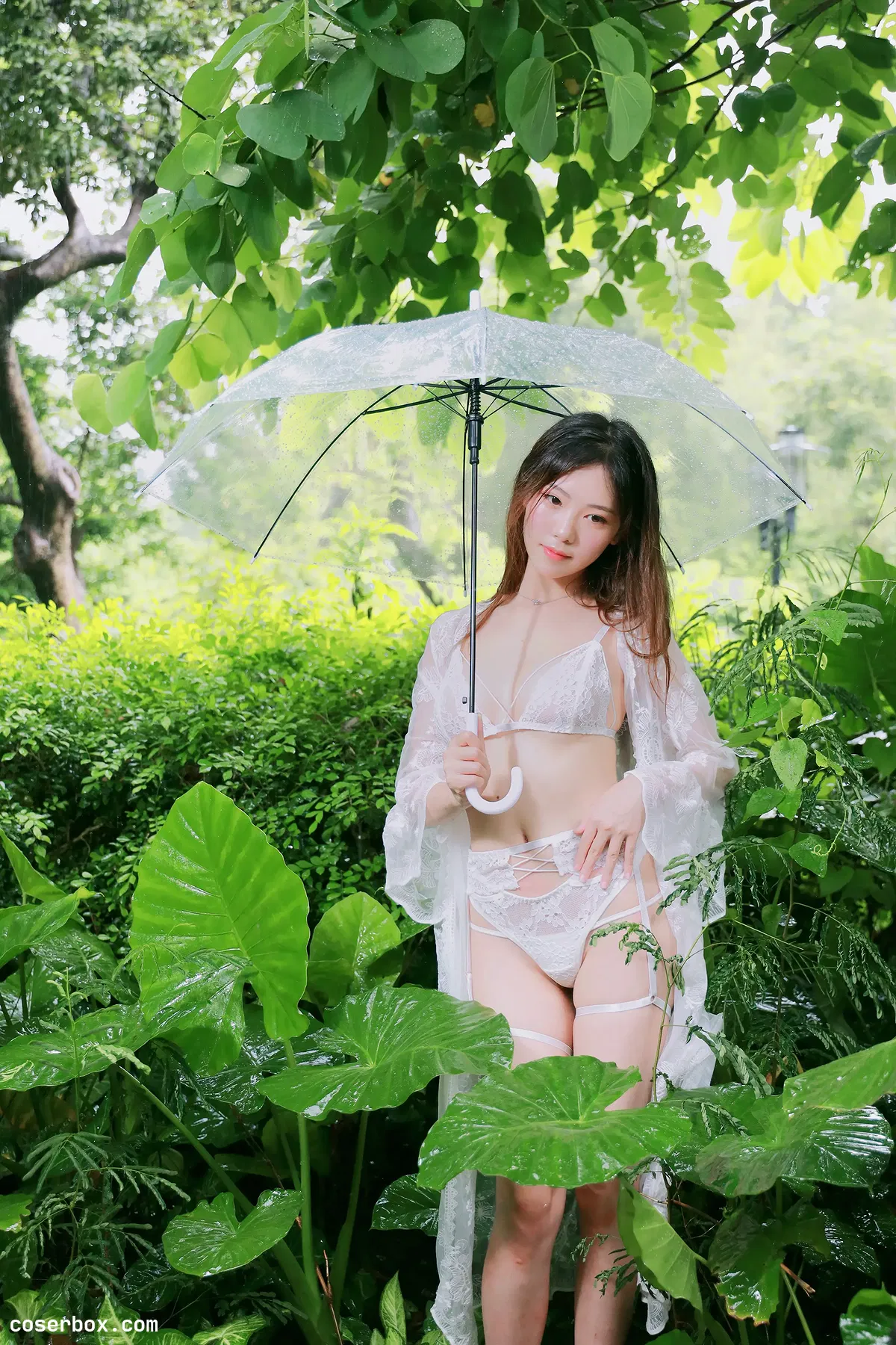 抖娘-利世 NO.014 小树林 - 1