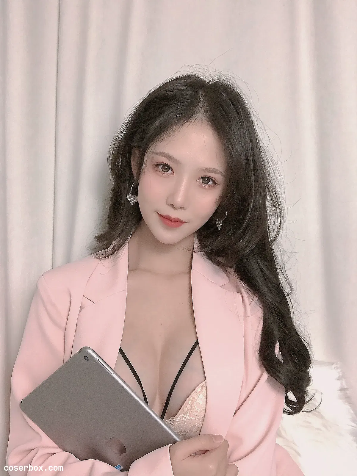 抖娘-利世 NO.057 粉色西装 - 1