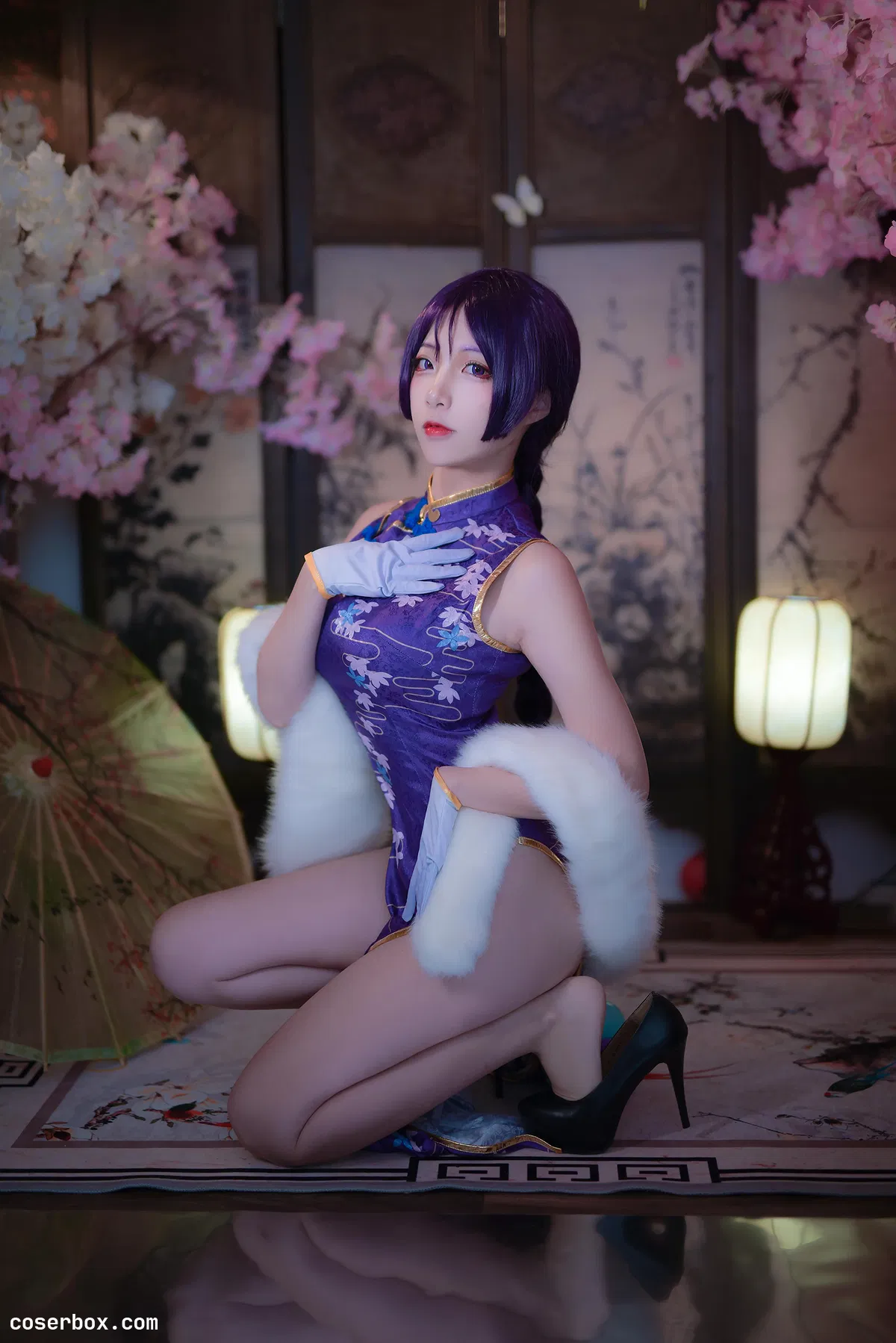 二佐Nisa NO.023 Fate奶光旗袍 - 1