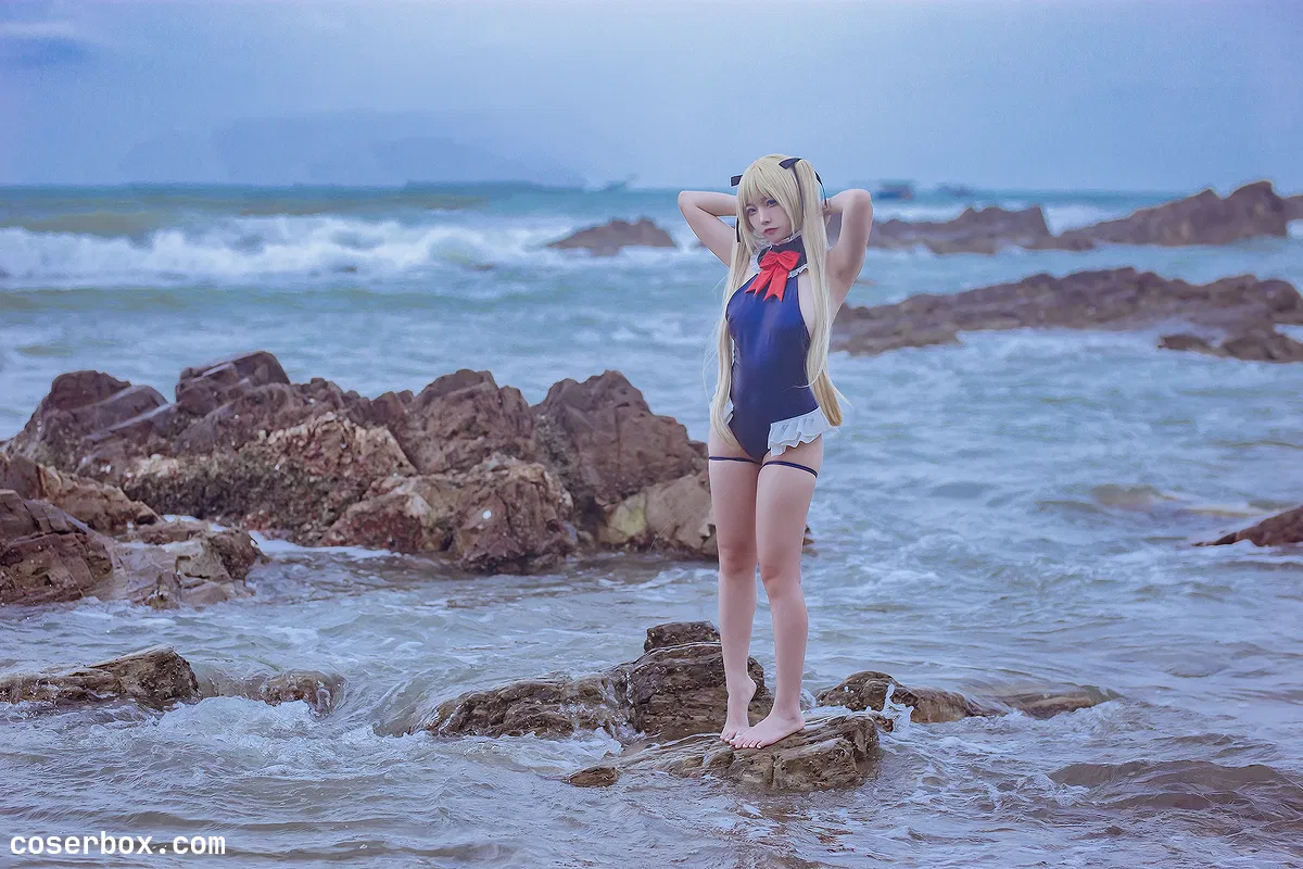 二佐Nisa NO.108 碧蓝玛丽罗斯泳装 - 1