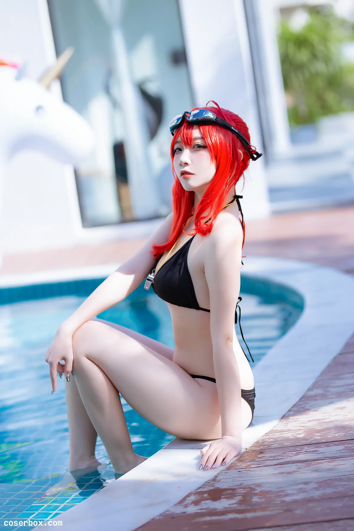 二佐Nisa NO.118 碧蓝扎拉泳装 - 1