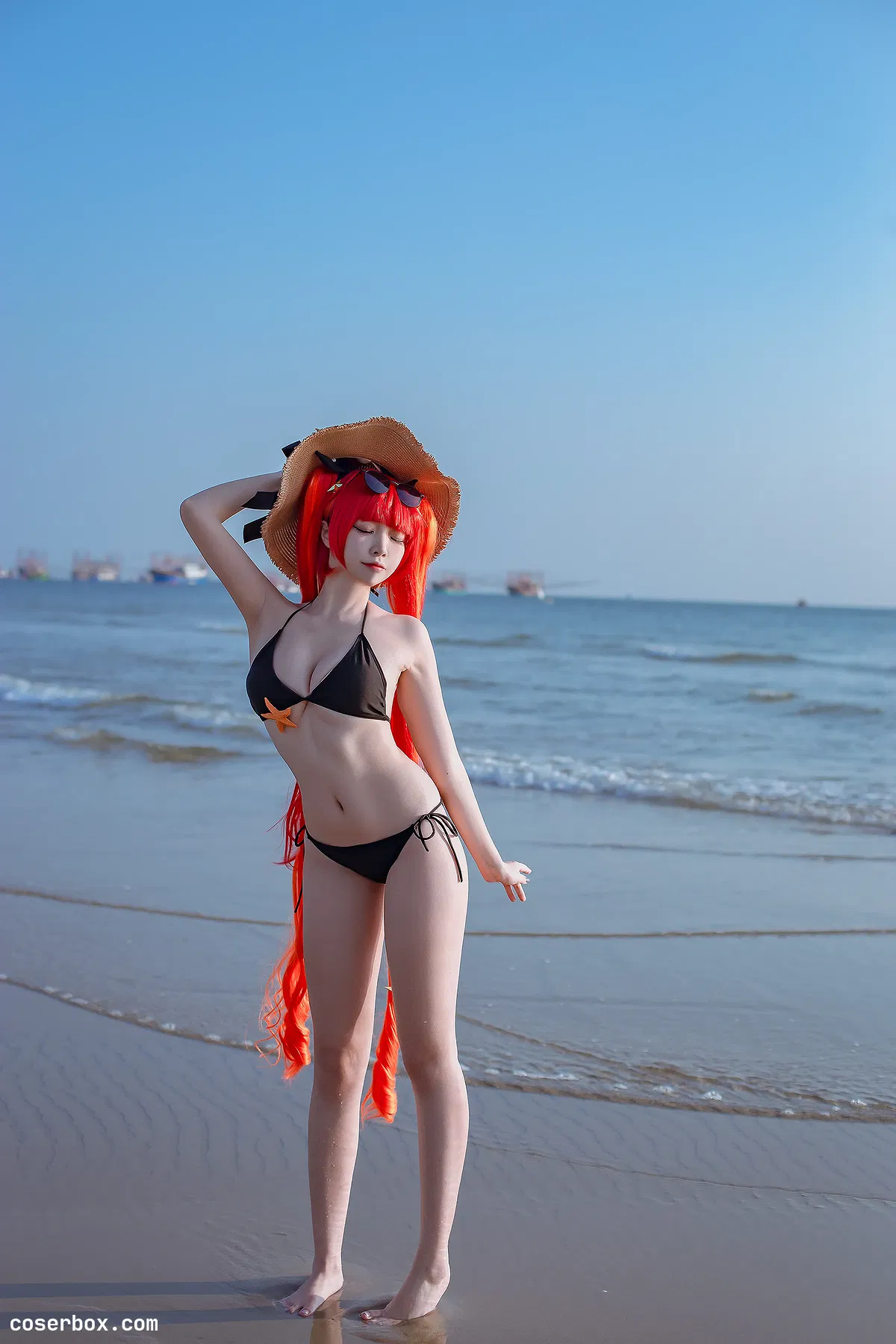 二佐Nisa NO.116 碧蓝火奴鲁鲁泳装 - 1